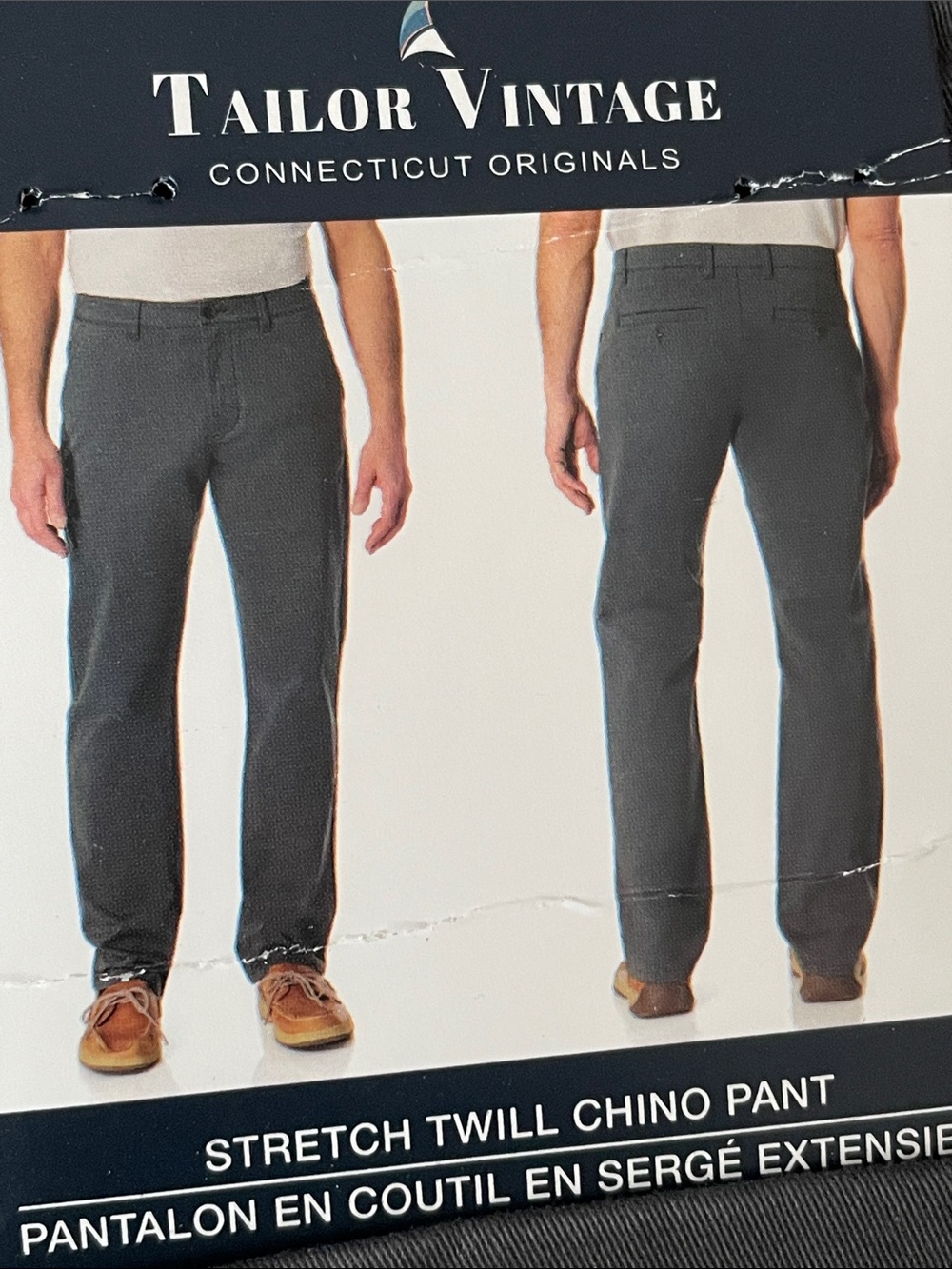 Tailor Vintage - Men’s Stretch Twill Chino Pants